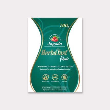 Herbafast® fiber Jagoda, 10 kesica
