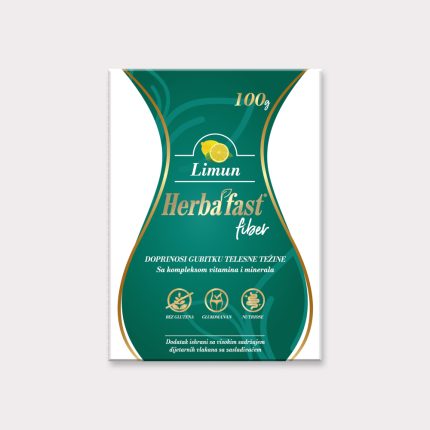 Herbafast® fiber Limun, 10 kesica