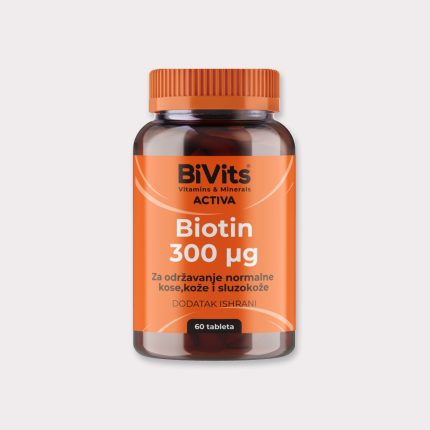 BiVits® ACTIVA Biotin 300 µg, 60 tableta
