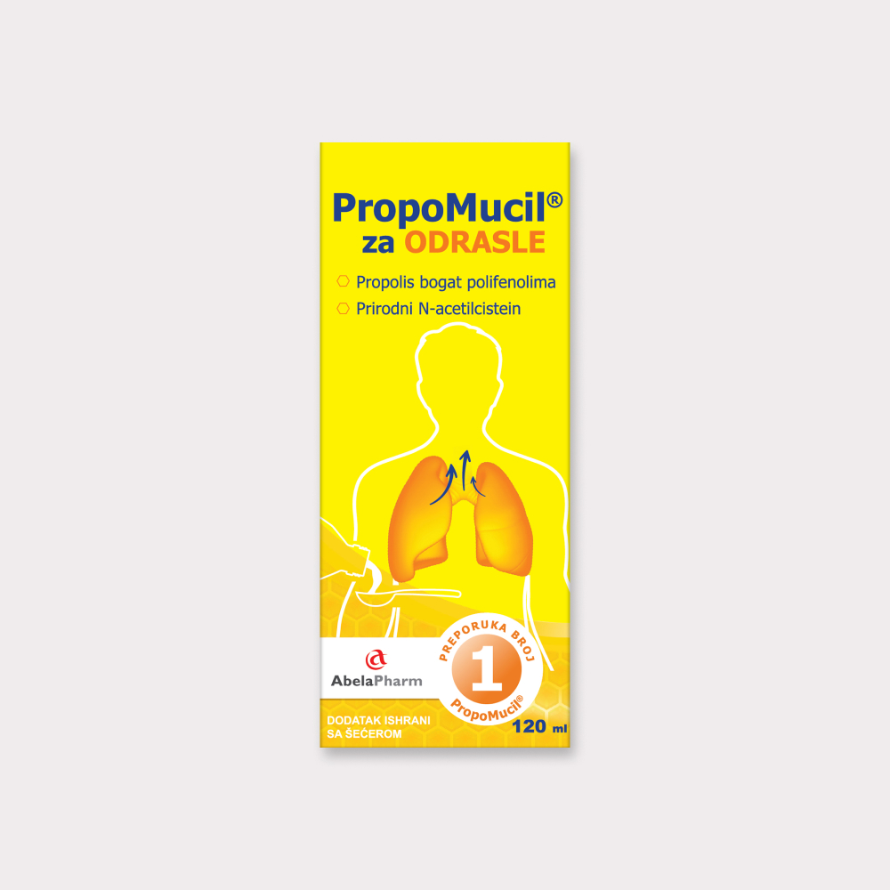 PropoMucil® za ODRASLE, 120 ml PropoMucil® za ODRASLE, 120 ml