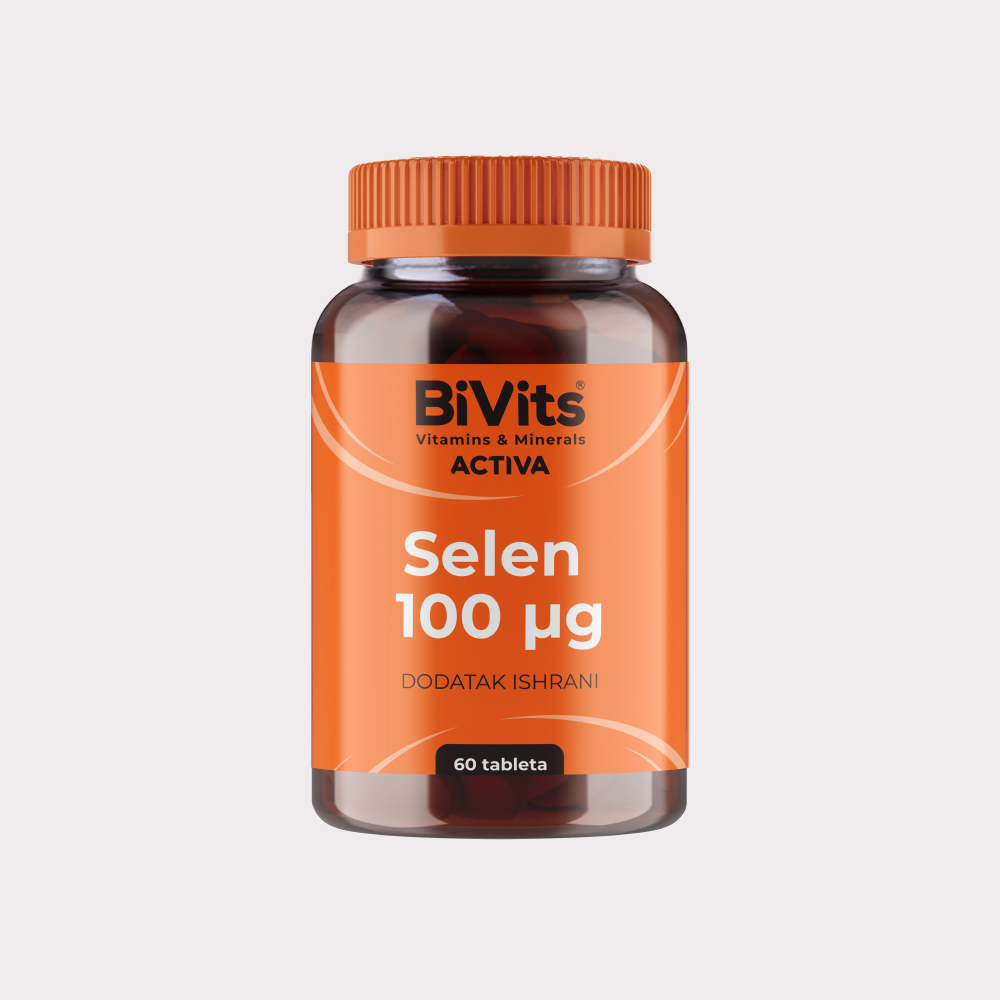 BiVits ACTIVA Selen 100 mcg, 60 tableta